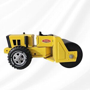 Vintage 1970s Tonka Road Steam Roller 8 Inch Metal Toy